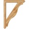 Ekena Millwork Funston Arts & Crafts Rough Sawn Bracket, Western Red Cedar, 4"W x 36"D x 48"H BKT04X36X48FST03RWR - alternate 3